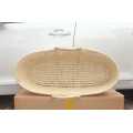 (BC-BA1008) Natural de alta qualidade Straw Handmade Carry Baby Basket